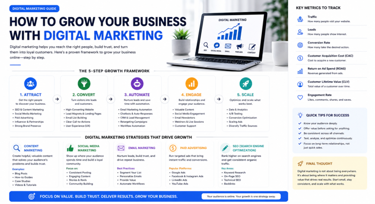 How to grow your business with AI Marketing.